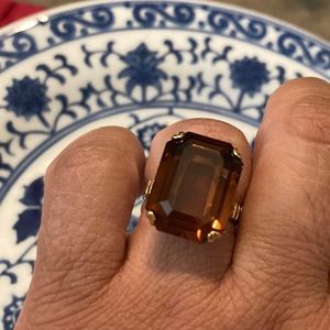 Signed AVON Simulated Topaz